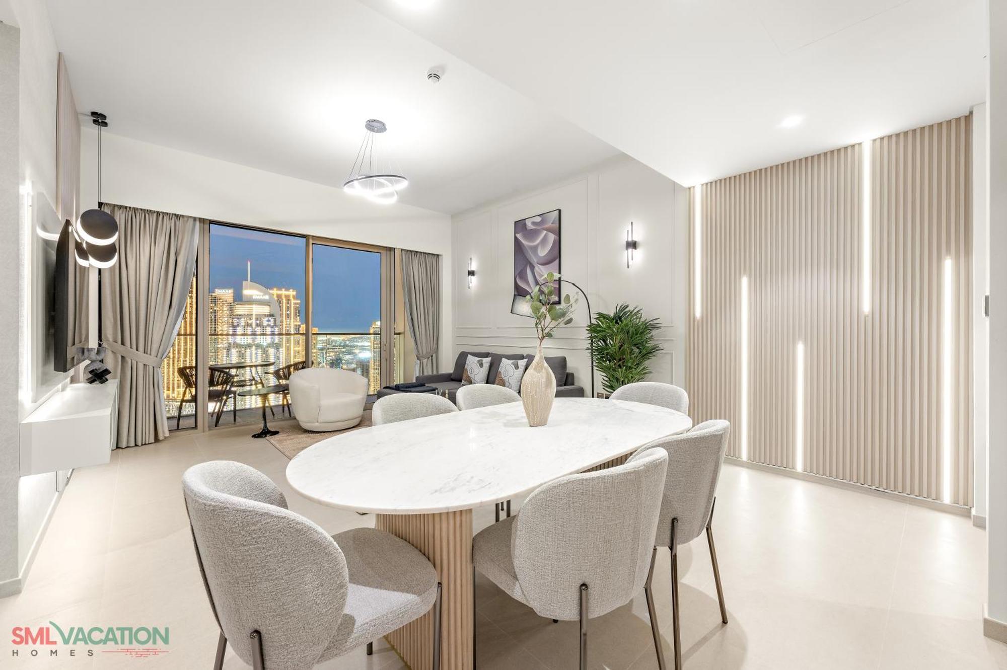 Sml Vacation Homes - Sky High Apartments With Burj Khalifa And Dubai Fountain Views At Grande Signature, Downtown Dubai Exterior foto