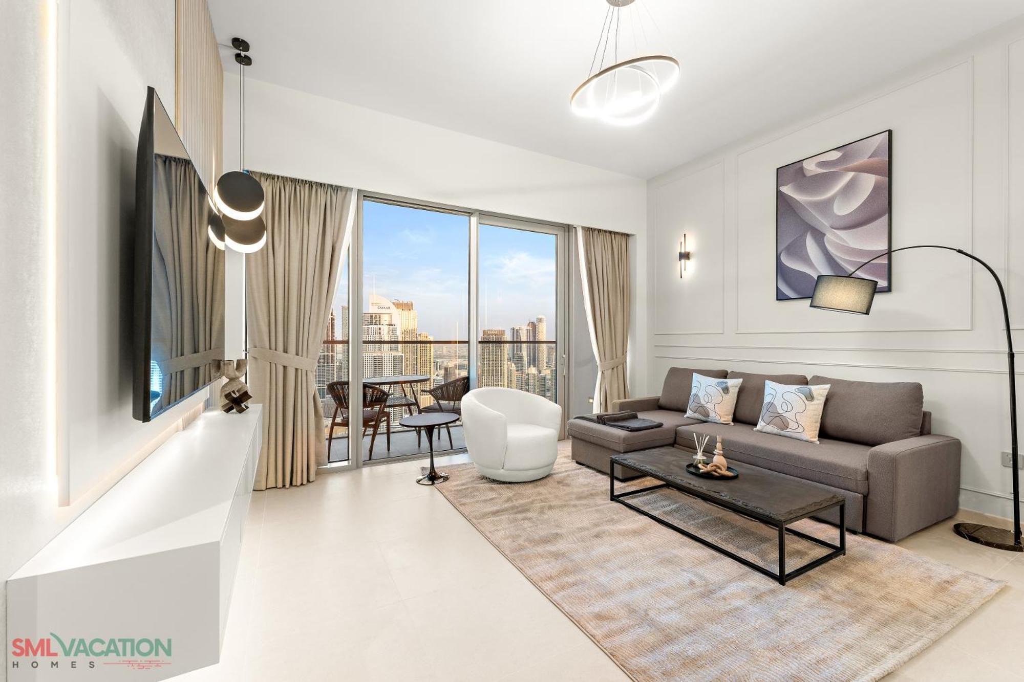 Sml Vacation Homes - Sky High Apartments With Burj Khalifa And Dubai Fountain Views At Grande Signature, Downtown Dubai Exterior foto